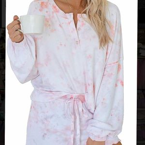 Long Sleeve Top & shorts Sleepwear Loungewear